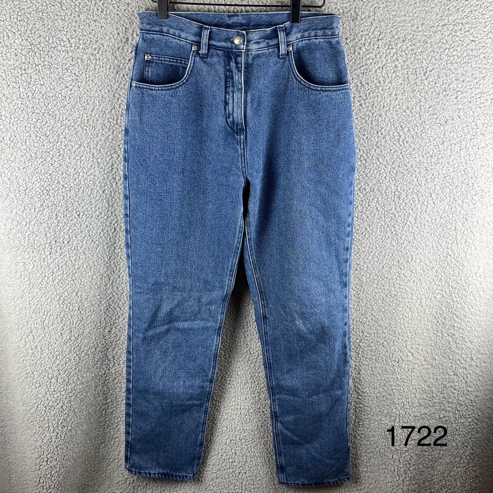 Woolrich Women’s Size 8 Indigo Straight Polyester Lined Cotton Blue Jeans